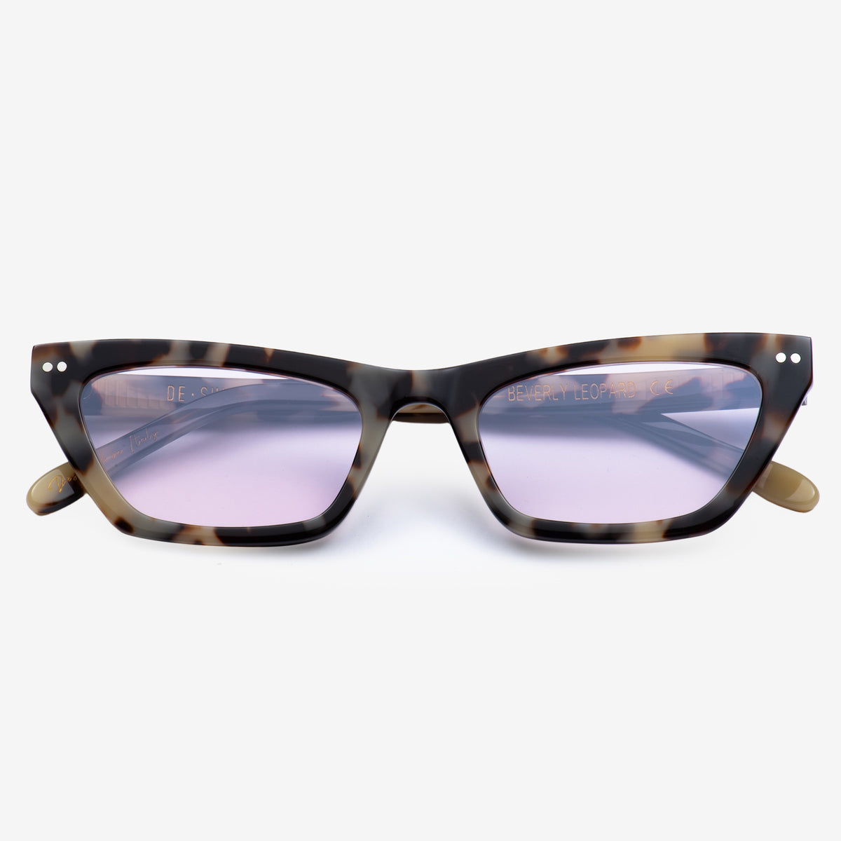 Beverly leopard cat-eye sunglasses for women de-sunglasses