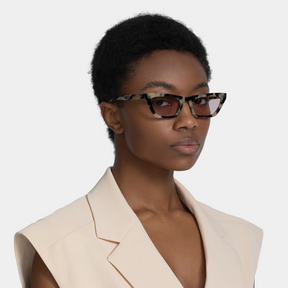Beverly leopard cat-eye sunglasses for women de-sunglasses